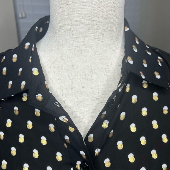 WHOWHATWEAR Size Small Women's Business Shirt Blouse Polyester - Picture 5 of 9